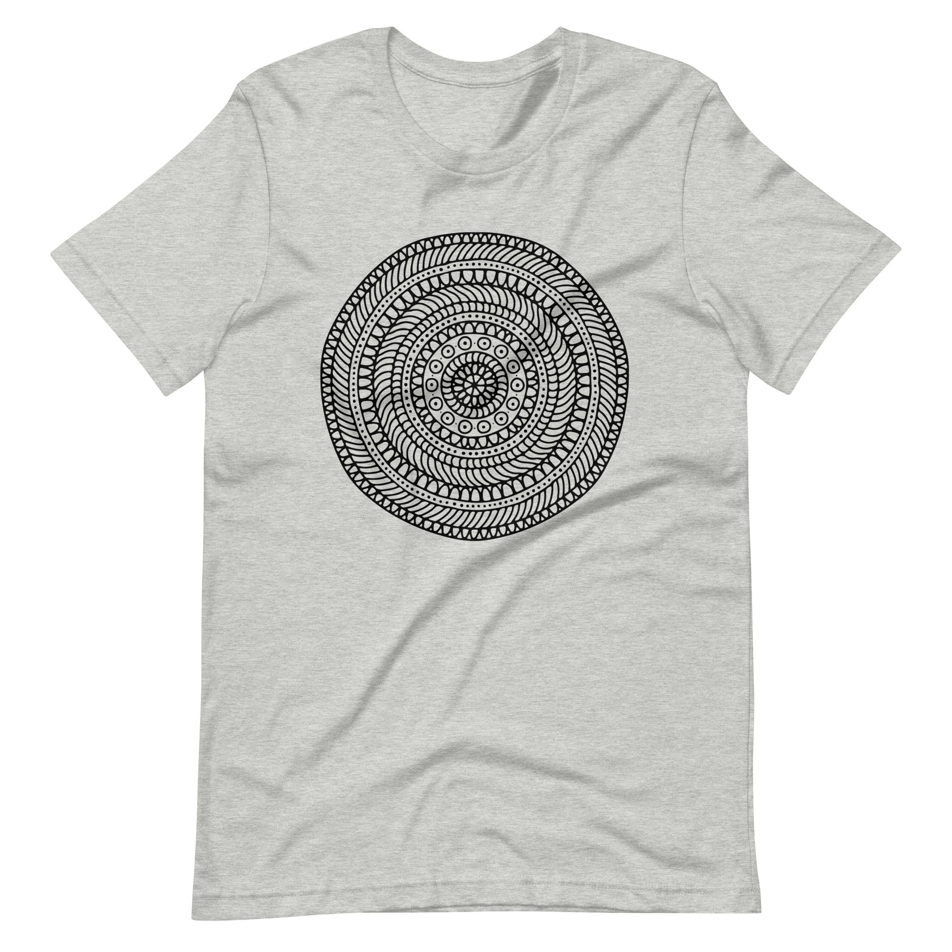 Printagon - Mandala 136 - T-shirt - Athletic Heather / XS