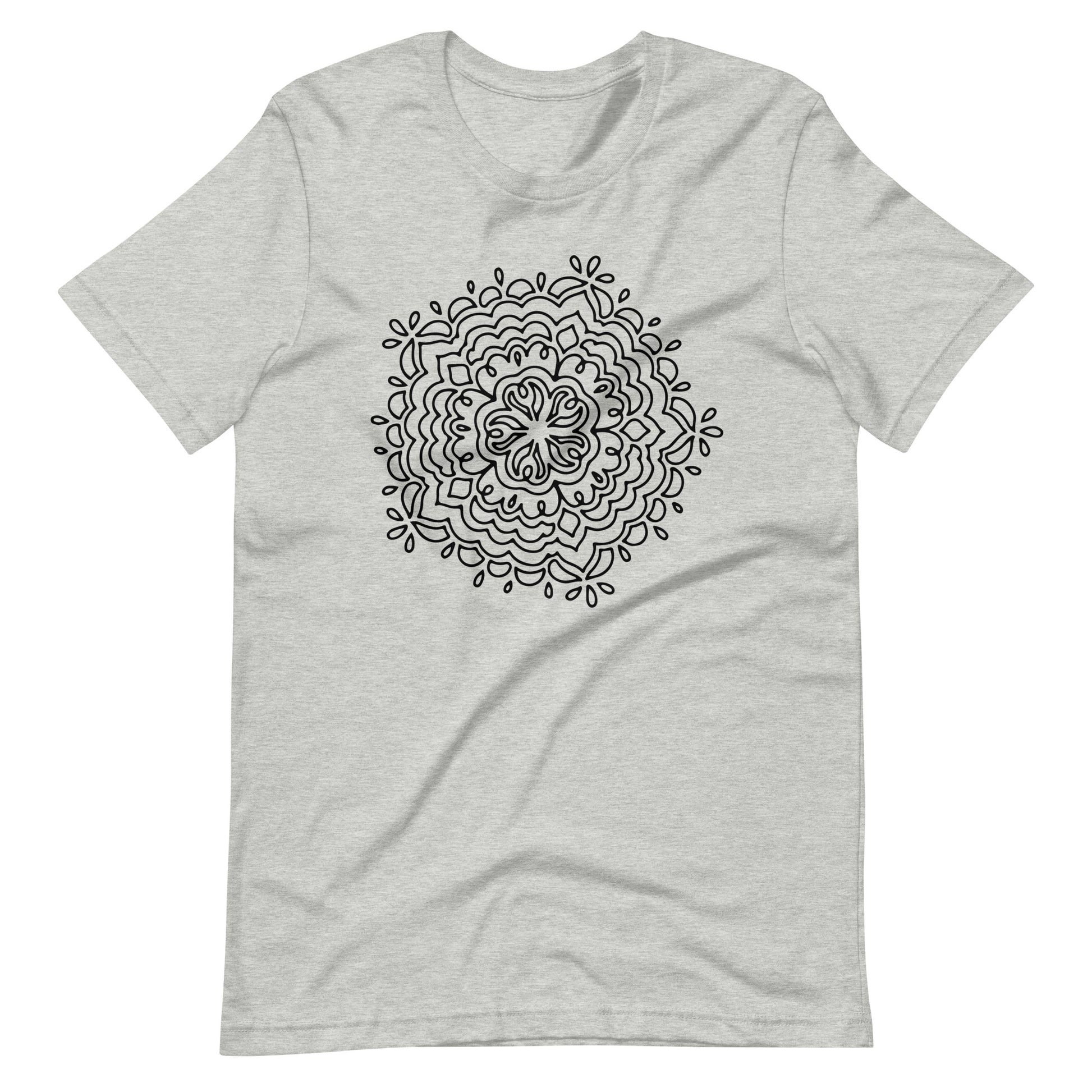 Printagon - Mandala 137 - T-shirt - Athletic Heather / XS