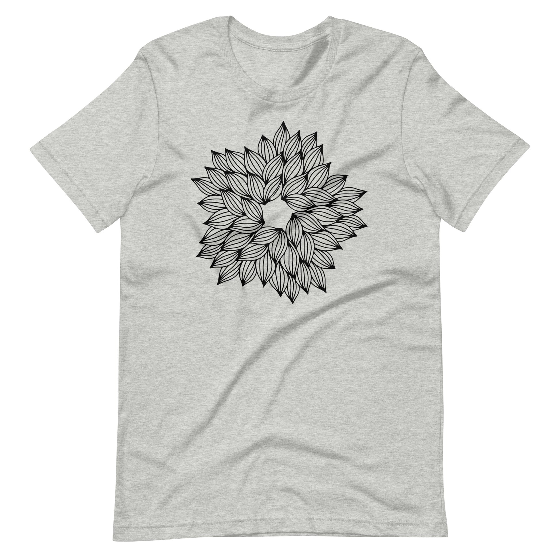 Printagon - Mandala 139 - T-shirt - Athletic Heather / XS