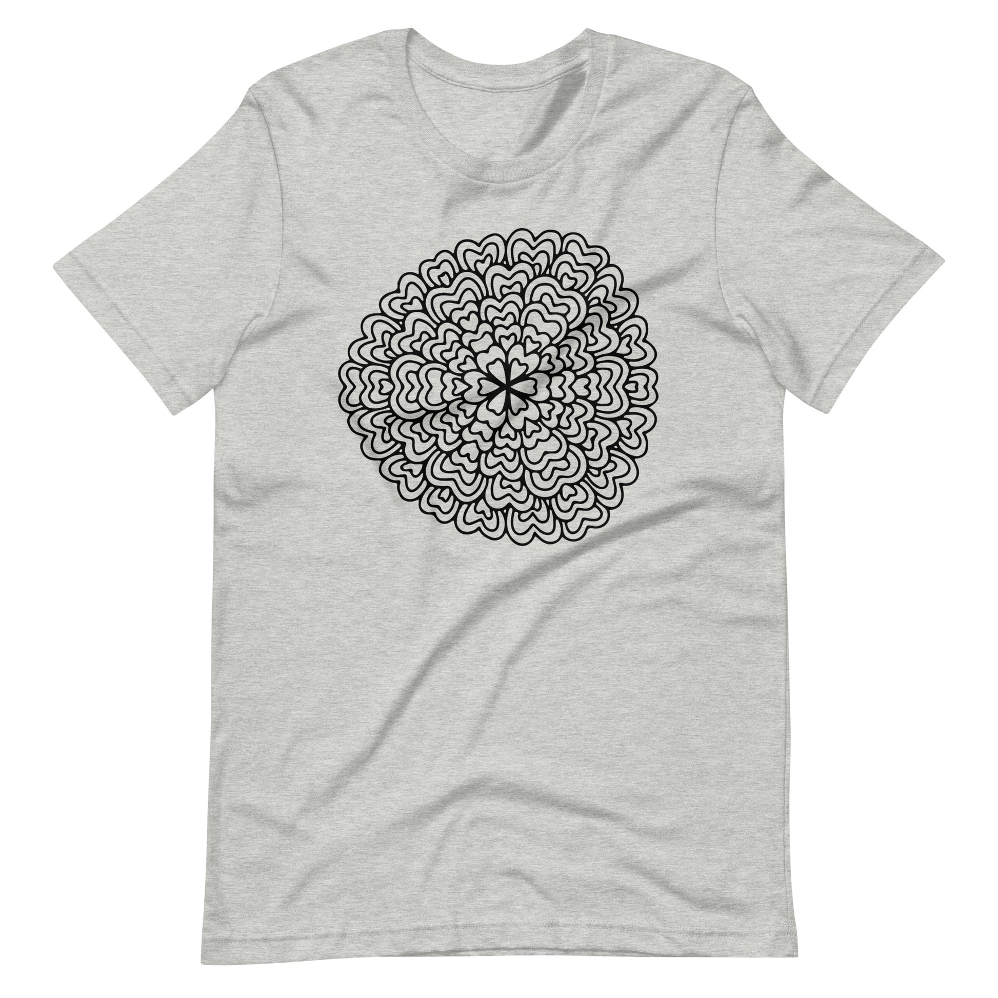 Printagon - Mandala 140 - T-shirt - Athletic Heather / XS