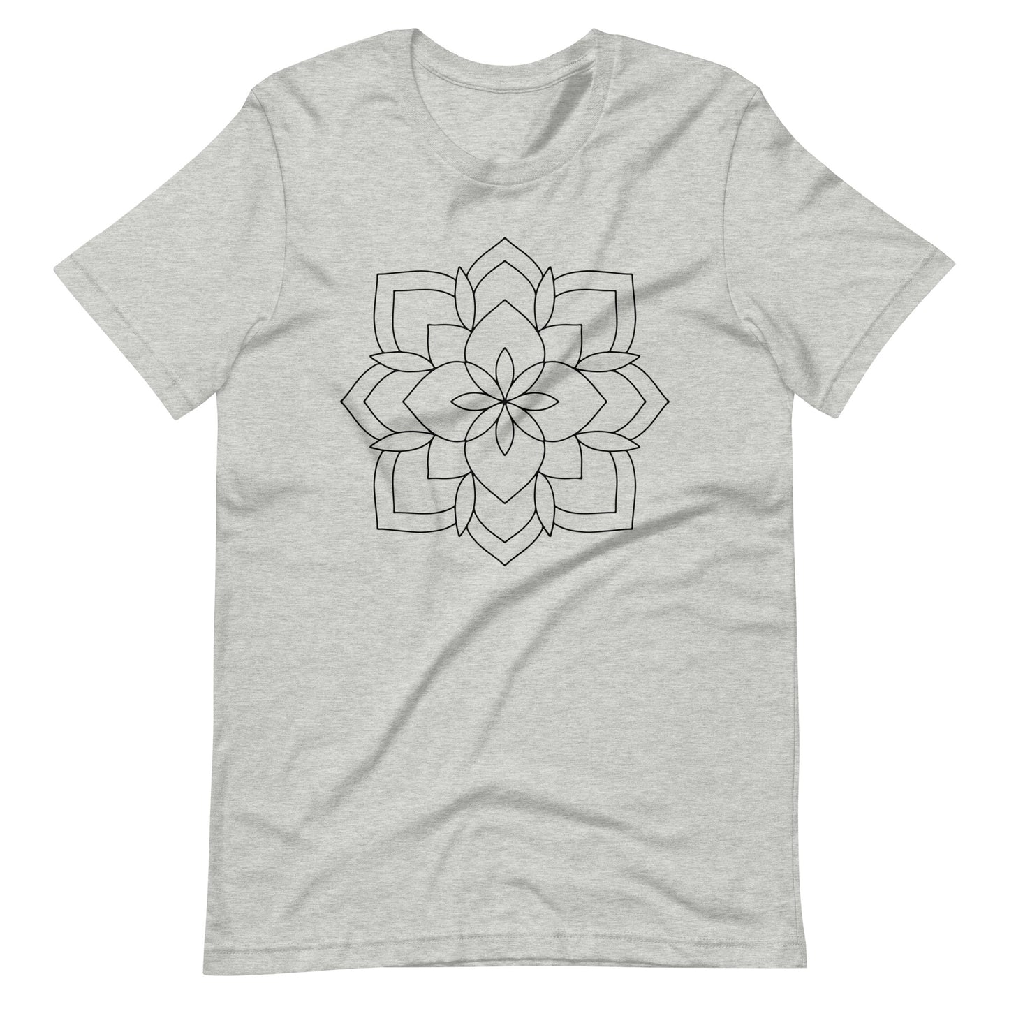 Printagon - Mandala 142 - T-shirt - Athletic Heather / XS