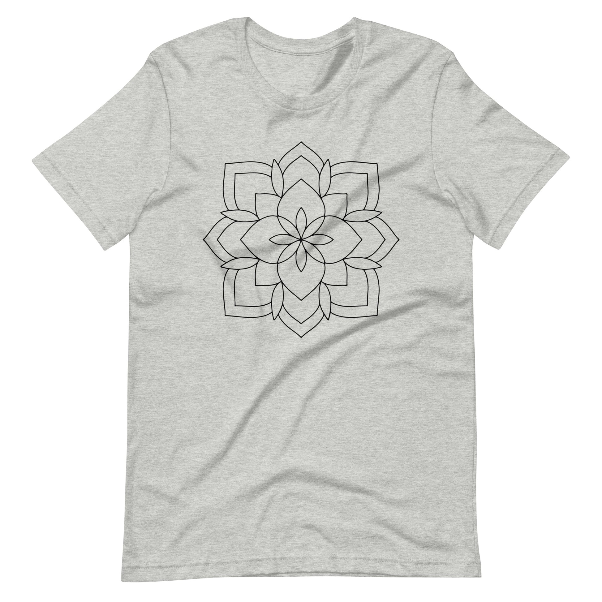 Printagon - Mandala 142 - T-shirt - Athletic Heather / XS