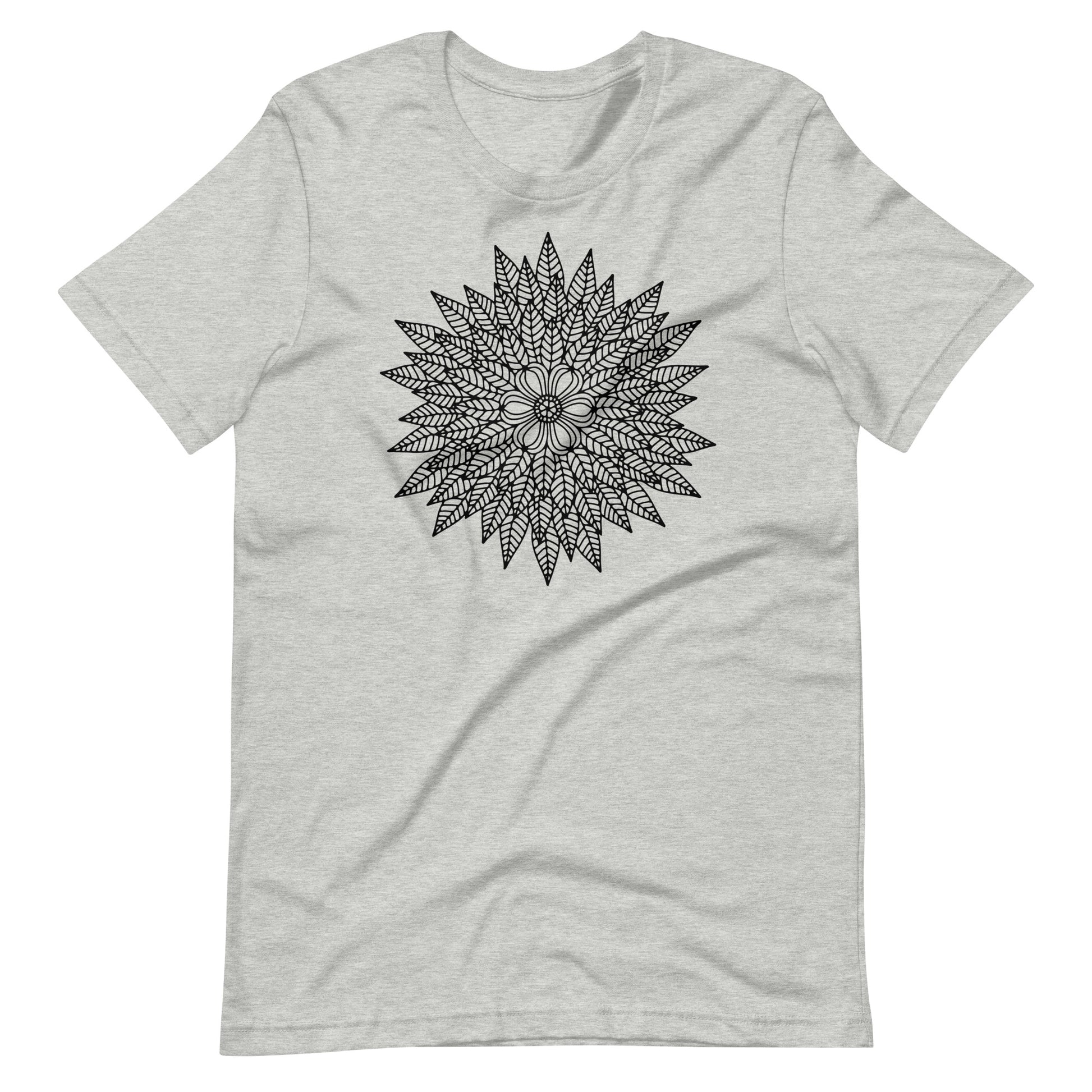 Printagon - Mandala 148 - T-shirt - Athletic Heather / XS