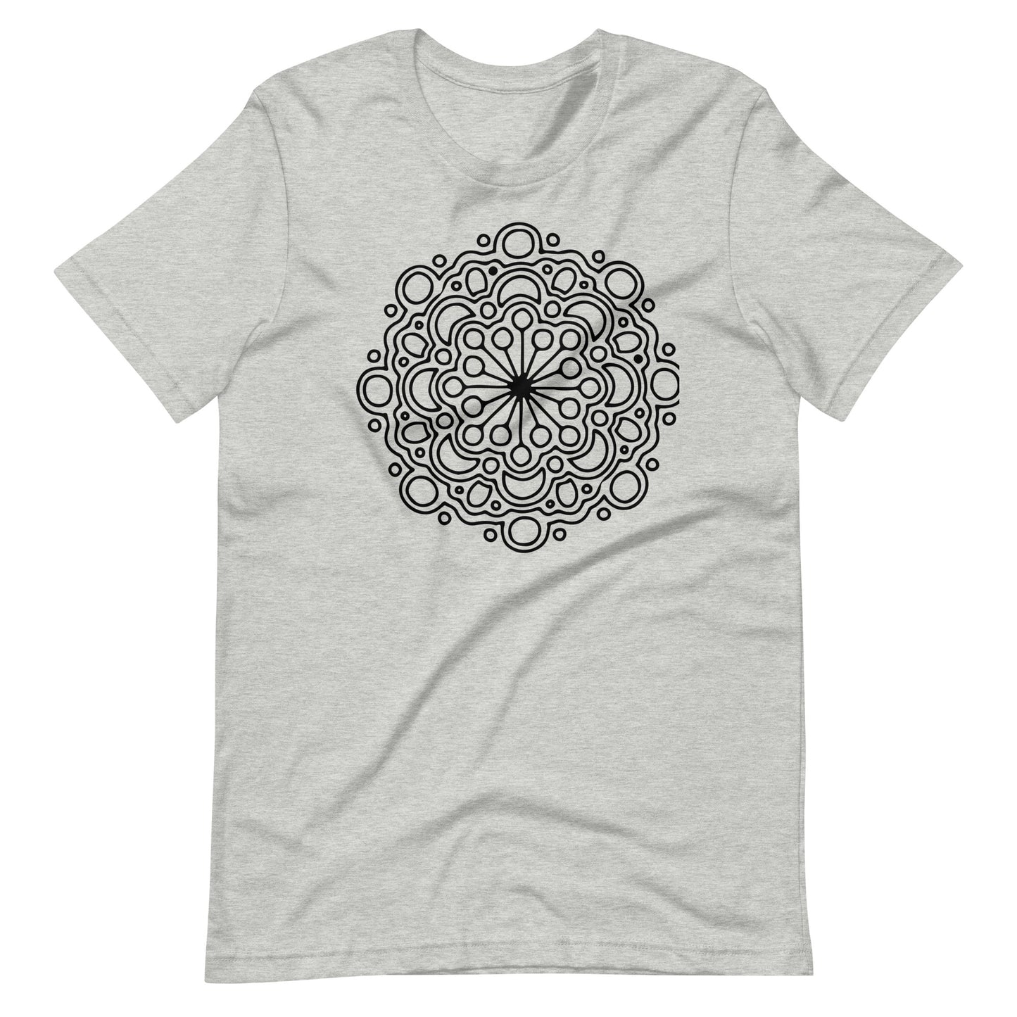 Printagon - Mandala 151 - T-shirt - Athletic Heather / XS