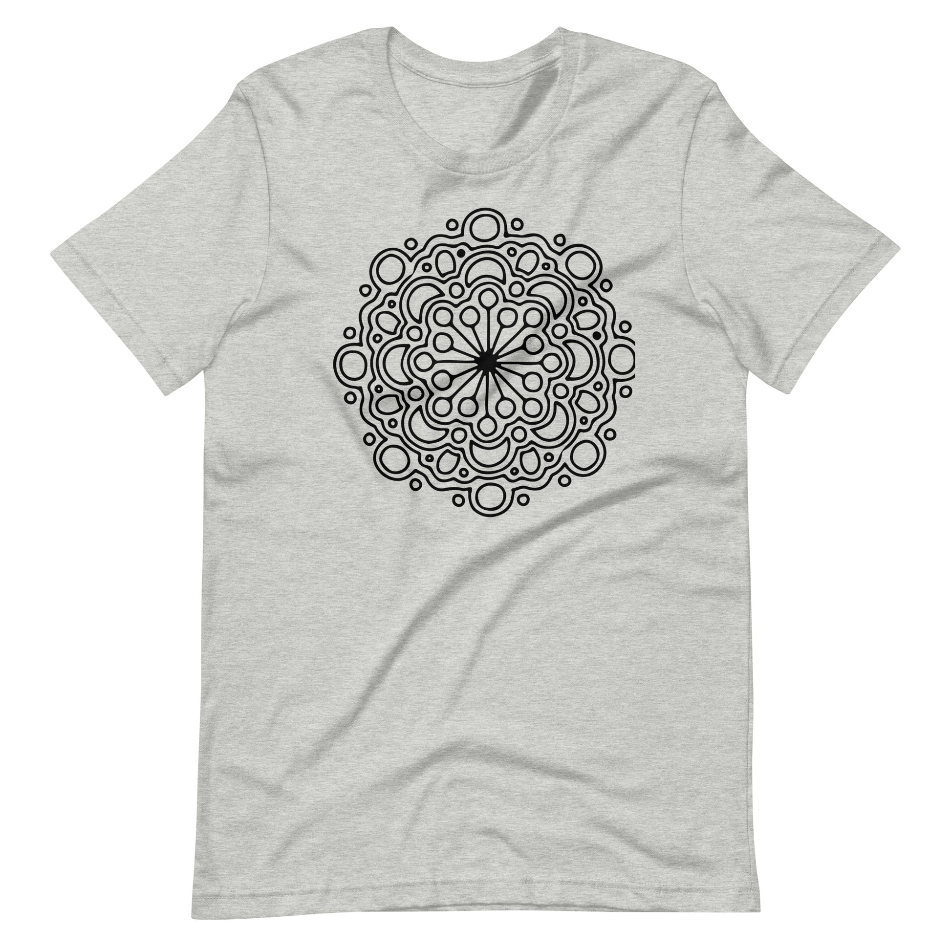 Printagon - Mandala 151 - T-shirt - Athletic Heather / XS