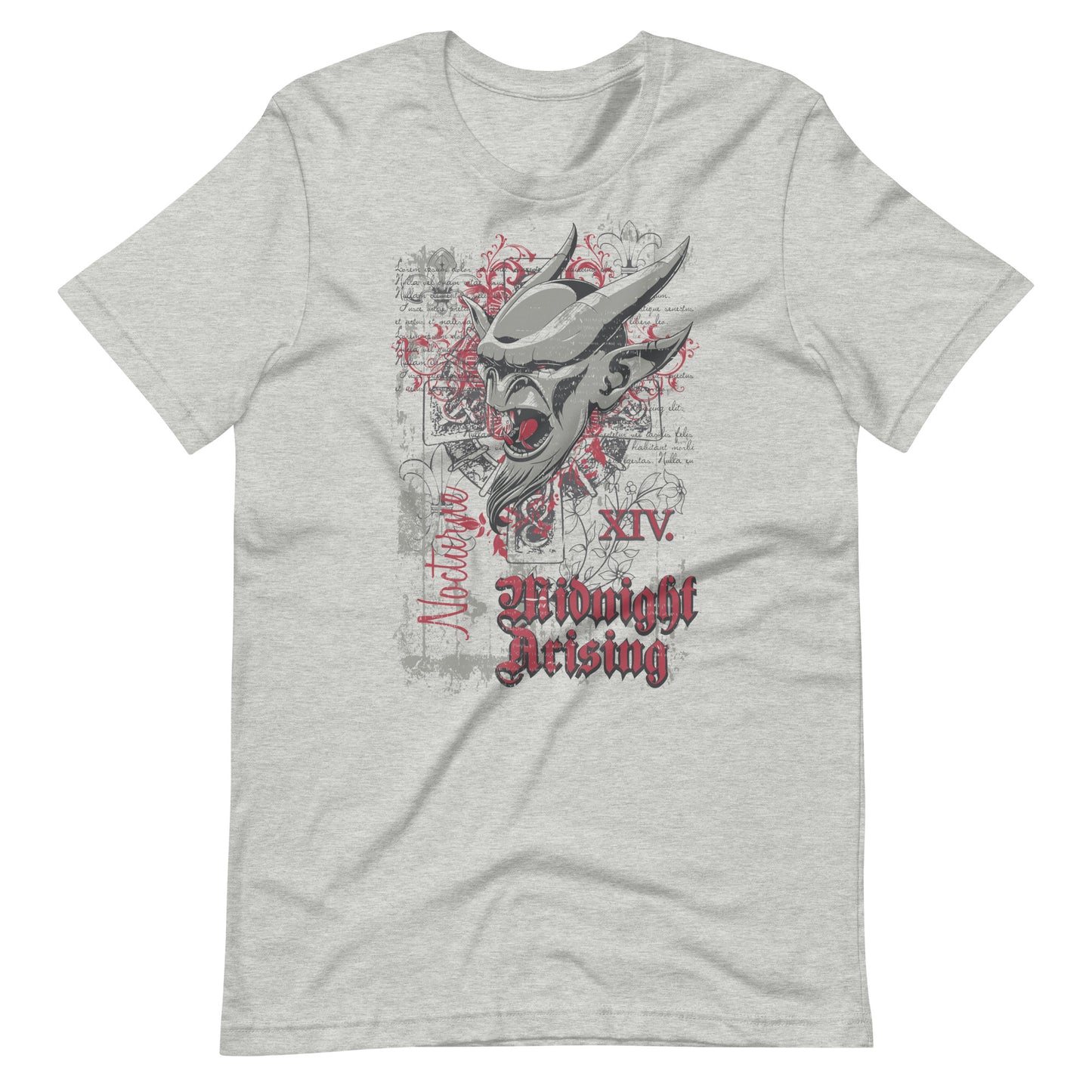 Printagon - Mid Night Arising - T-shirt - Athletic Heather / XS