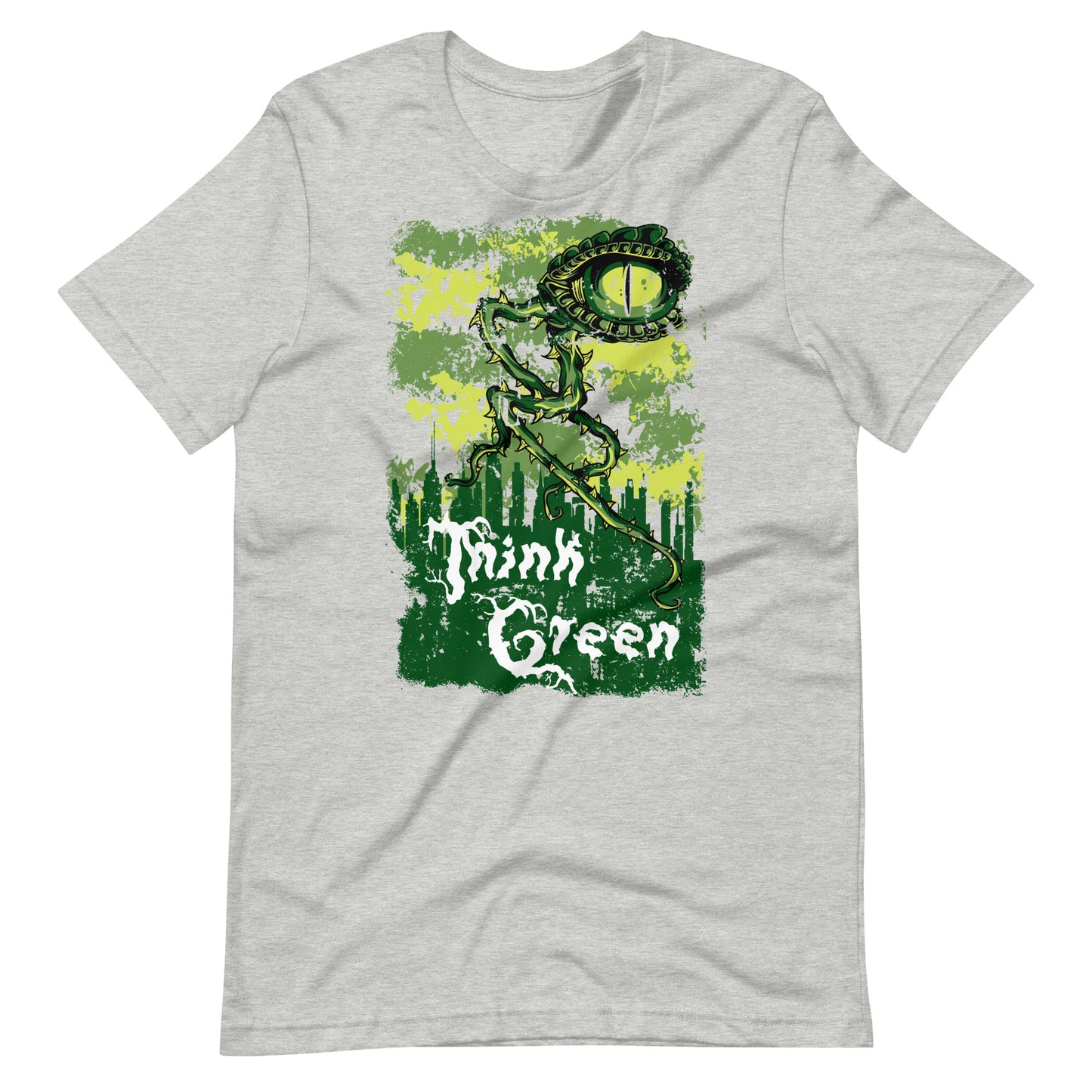 Printagon - Think Green - T-shirt - Athletic Heather / XS