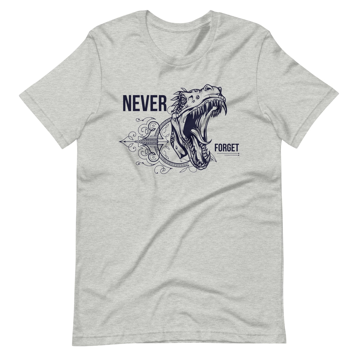 Printagon - Never Forget - Unisex T-shirt - Athletic Heather / XS