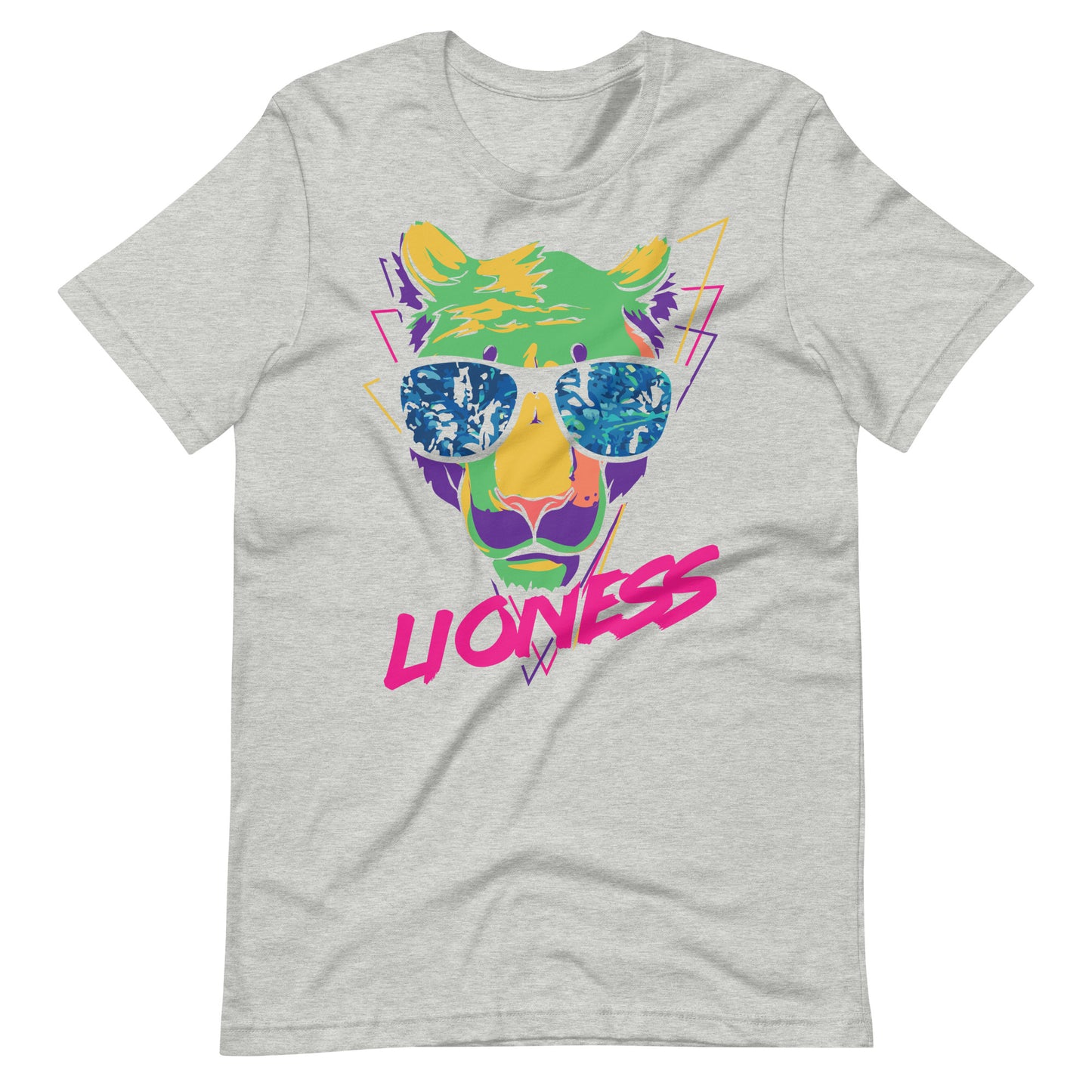 Printagon - Lioness - Unisex T-shirt - Athletic Heather / XS