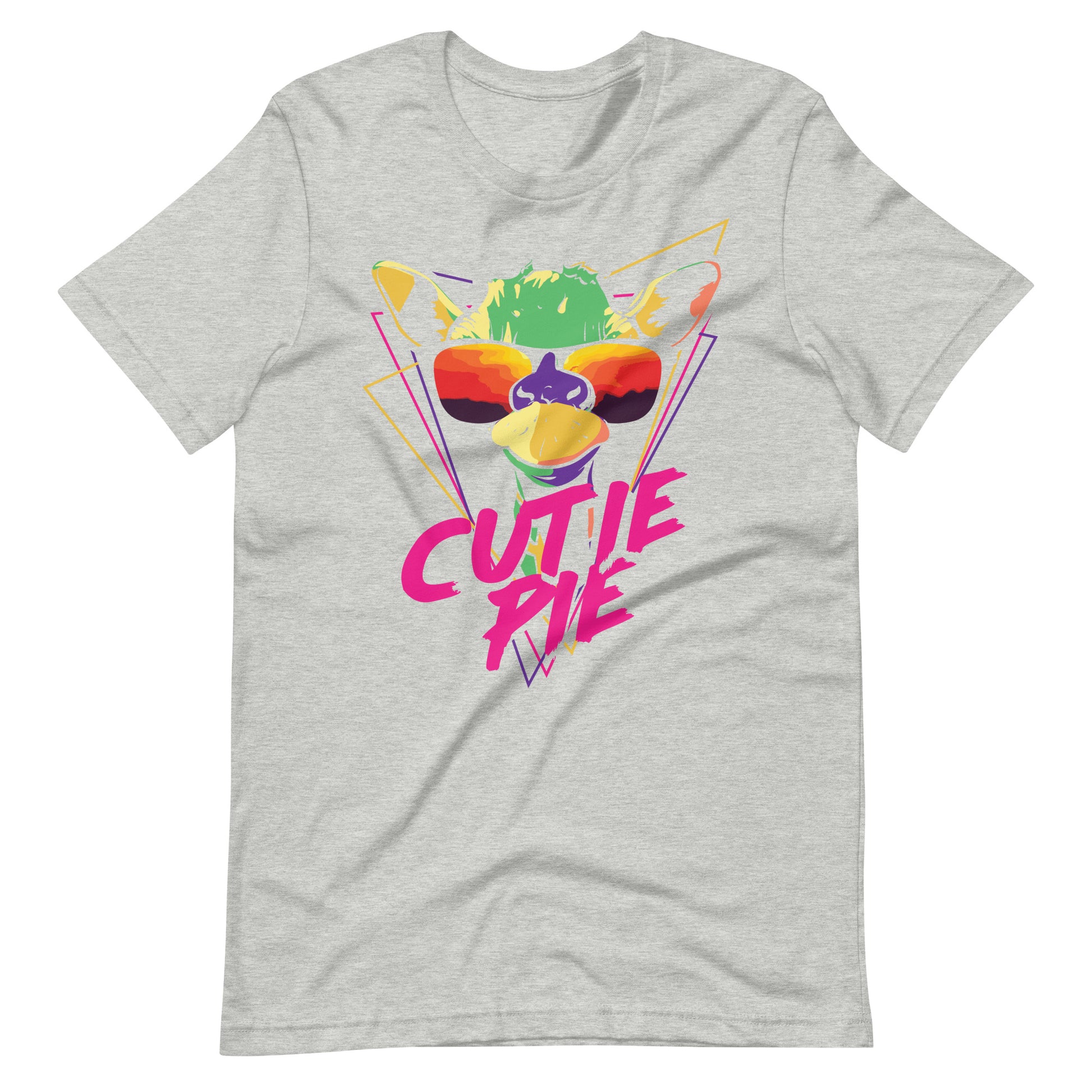 Printagon - Cutie Pie - Unisex T-shirt - Athletic Heather / XS