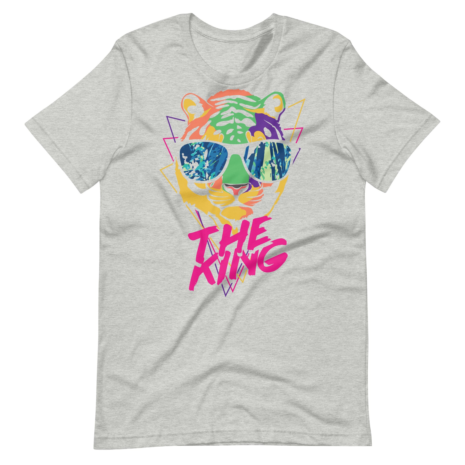 Printagon - The king - Unisex T-shirt - Athletic Heather / XS