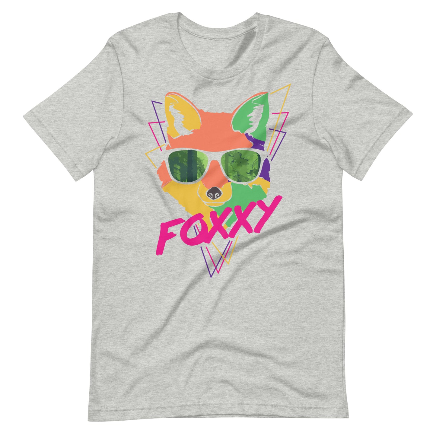 Printagon - Foxxy - Unisex T-shirt - Athletic Heather / XS