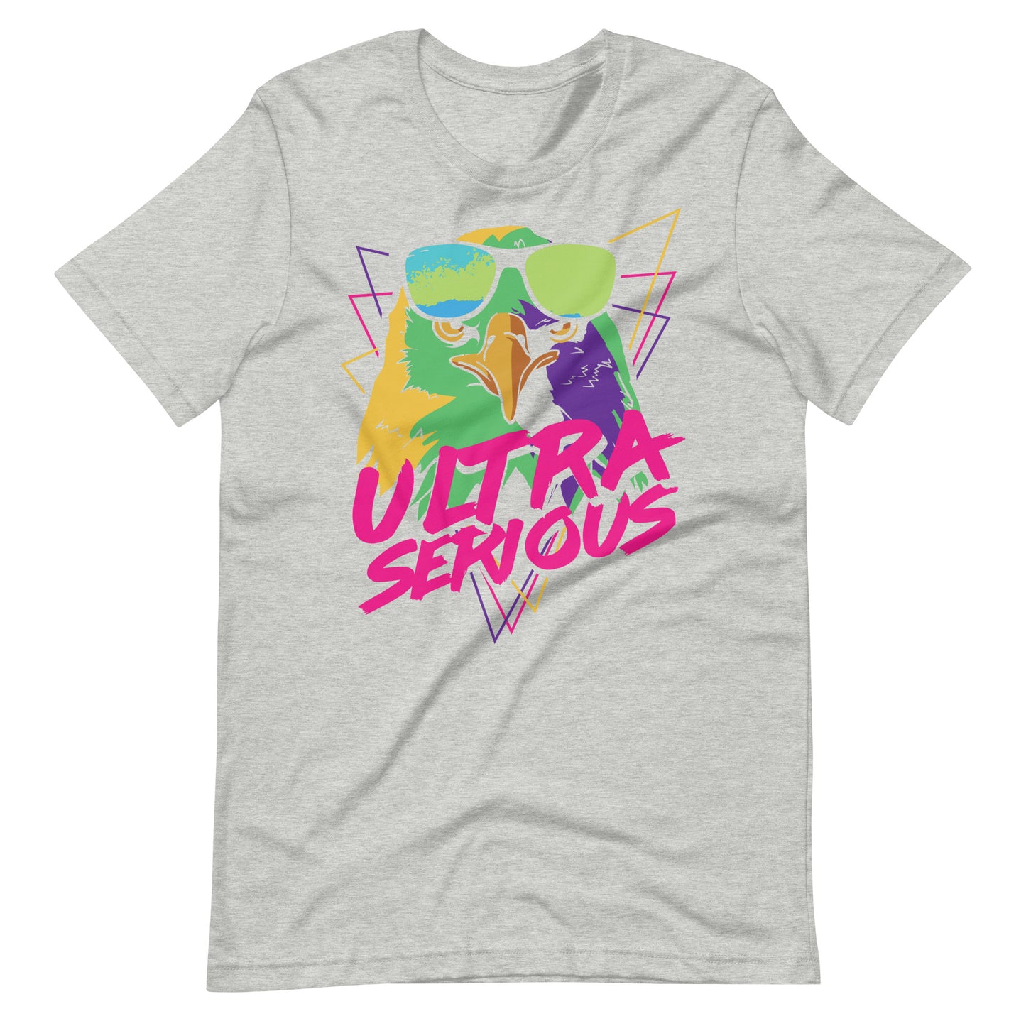 Printagon - Ultra Serious - Unisex T-shirt - Athletic Heather / XS