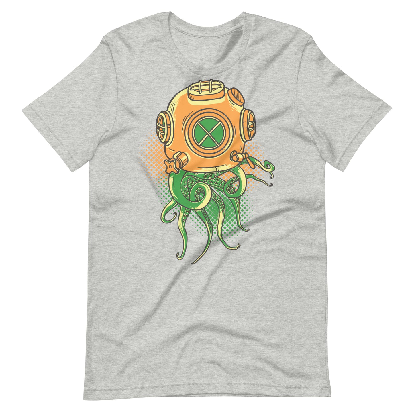 Printagon - Octopus - Unisex T-shirt - Athletic Heather / XS