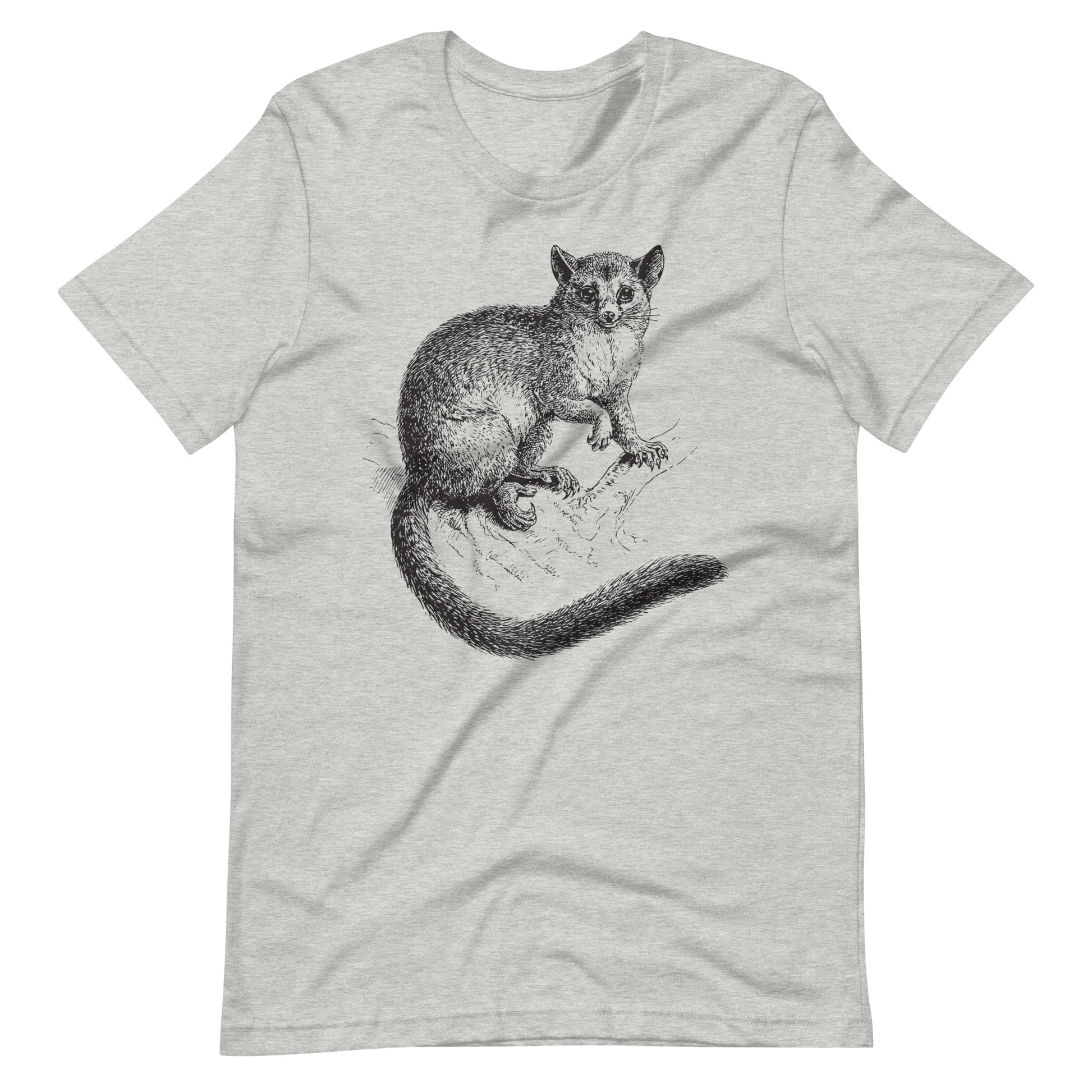 Printagon - The Fox - Unisex T-shirt - Athletic Heather / XS