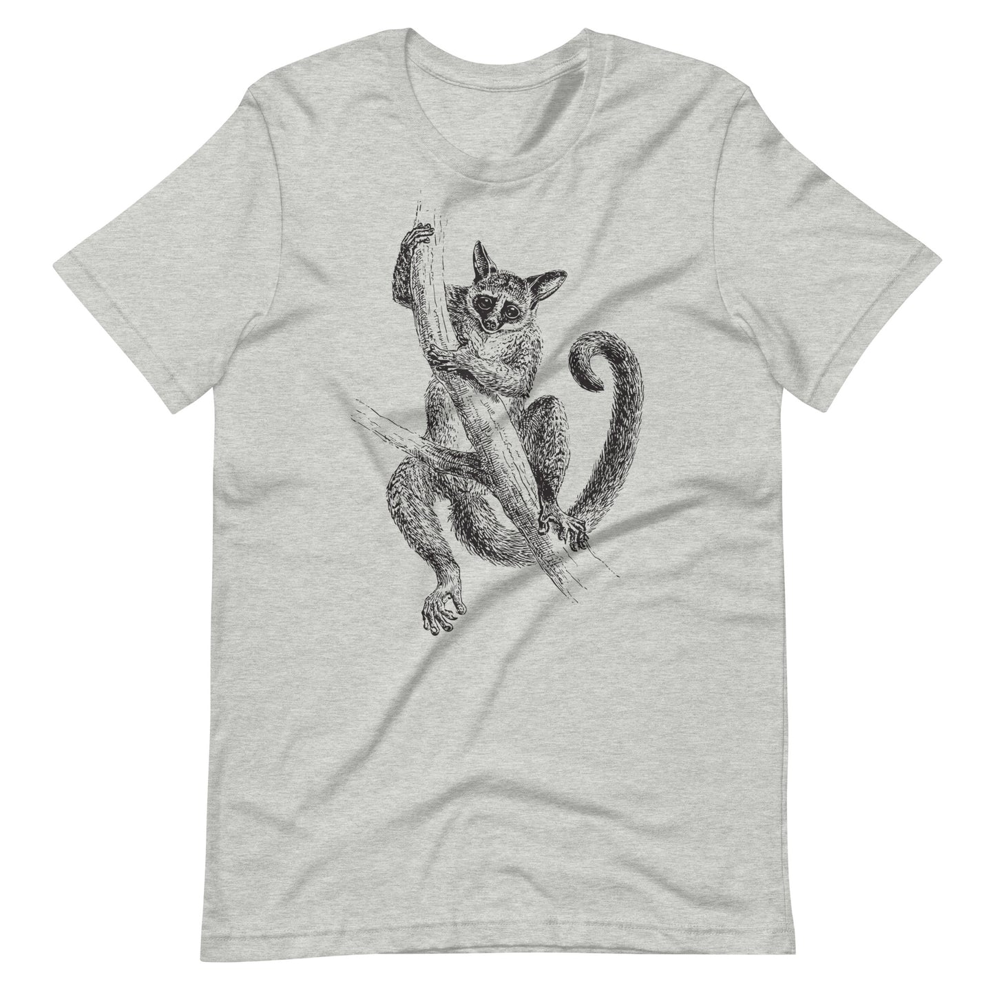 Printagon - Lemur - Unisex T-shirt - Athletic Heather / XS