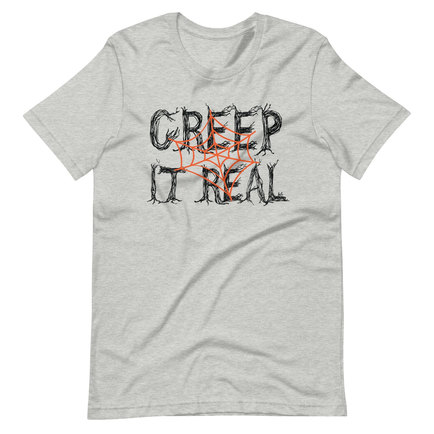 Printagon - Creep It Real - Unisex T-shirt - Athletic Heather / XS