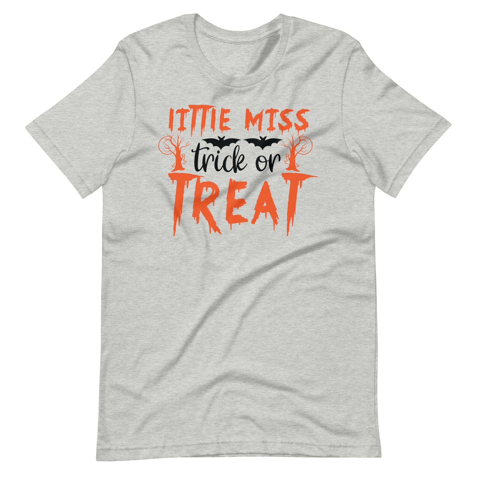 Printagon - Little Miss Trick or Treat - Unisex T-shirt - Athletic Heather / XS