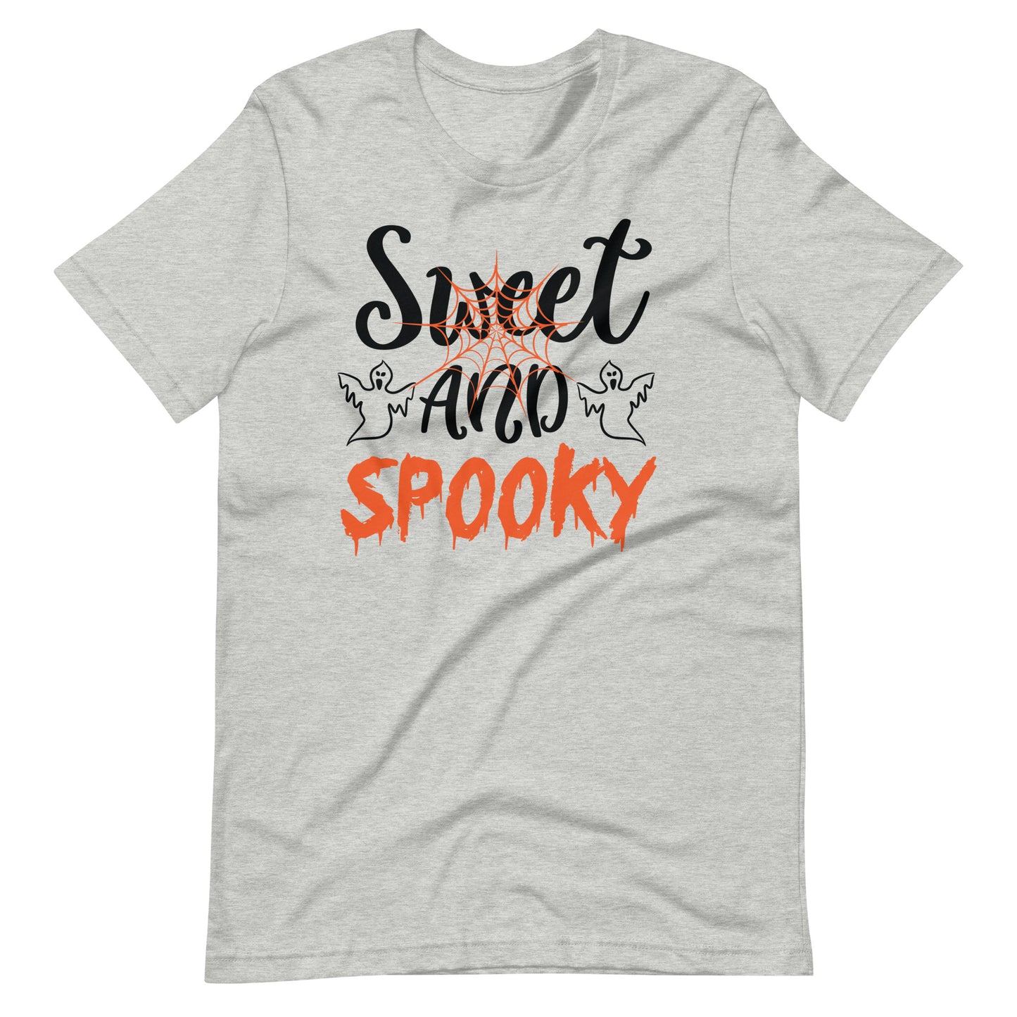 Printagon - Sweet and Spooky - Unisex T-shirt - Athletic Heather / XS