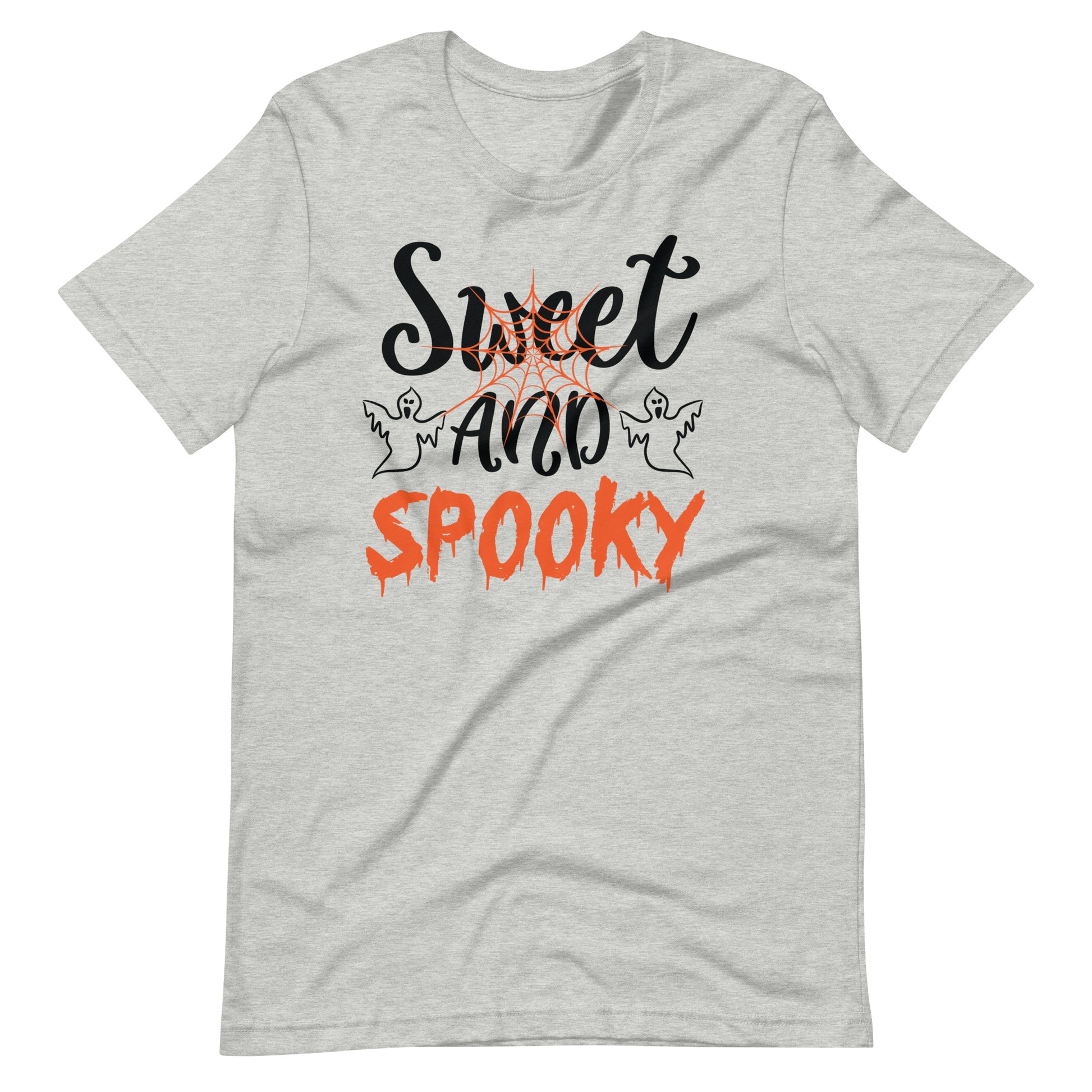 Printagon - Sweet and Spooky - Unisex T-shirt - Athletic Heather / XS