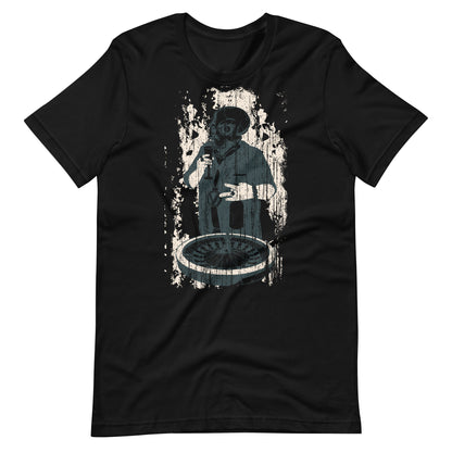 Printagon - Drinking Skull - T-shirt - Black / XS