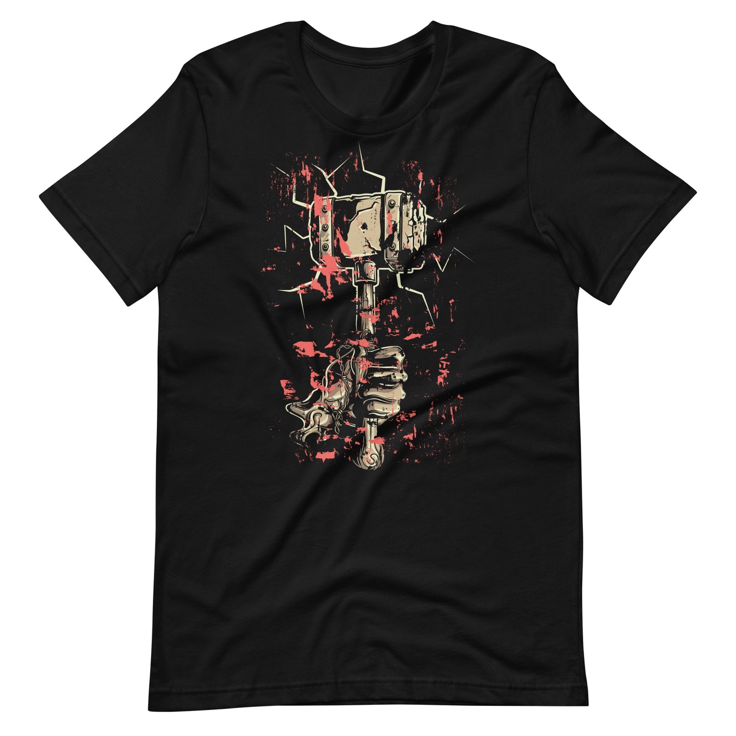 Printagon - Heavy Ax - T-shirt - Black / XS