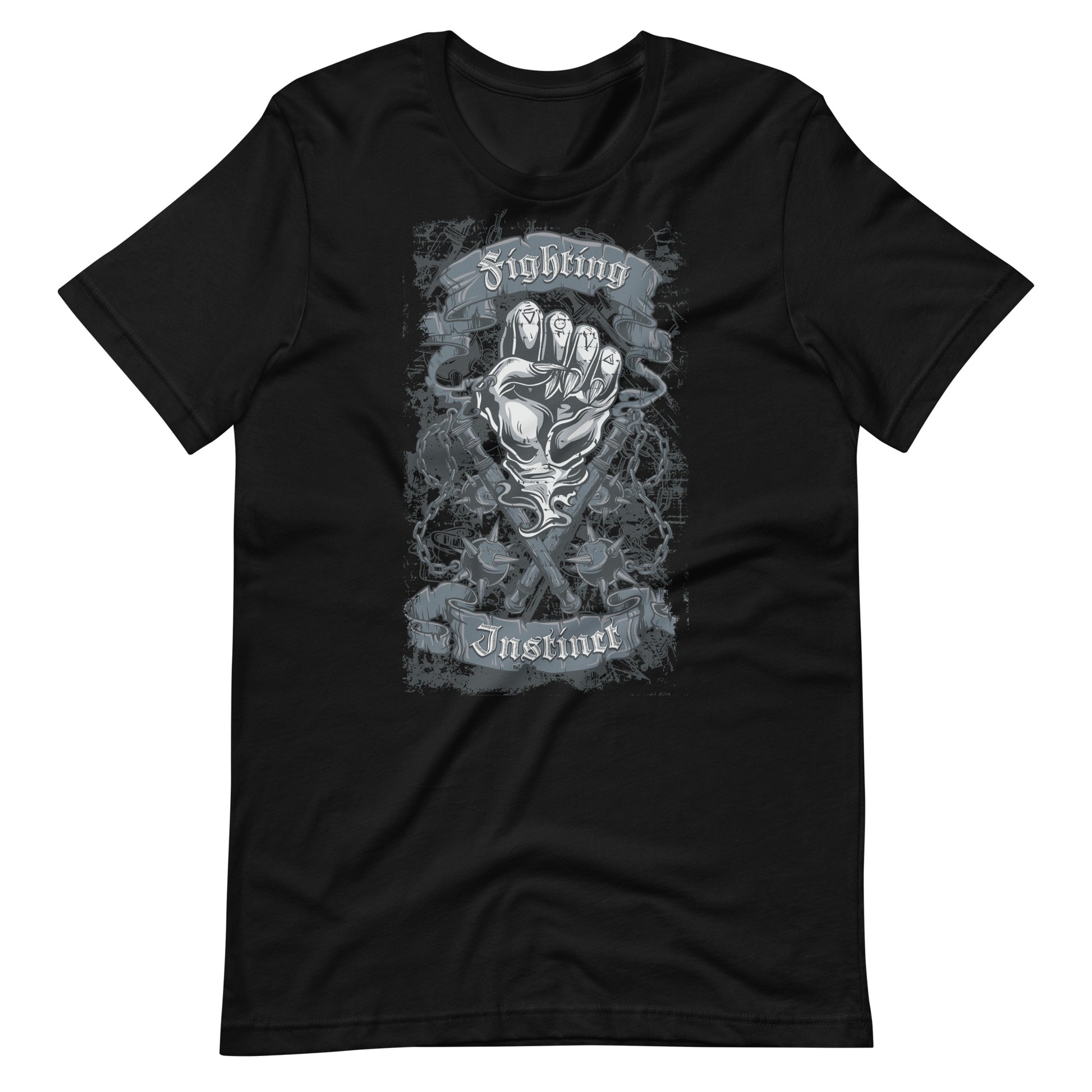 Printagon - Fighting Instinct - T-shirt - Black / XS