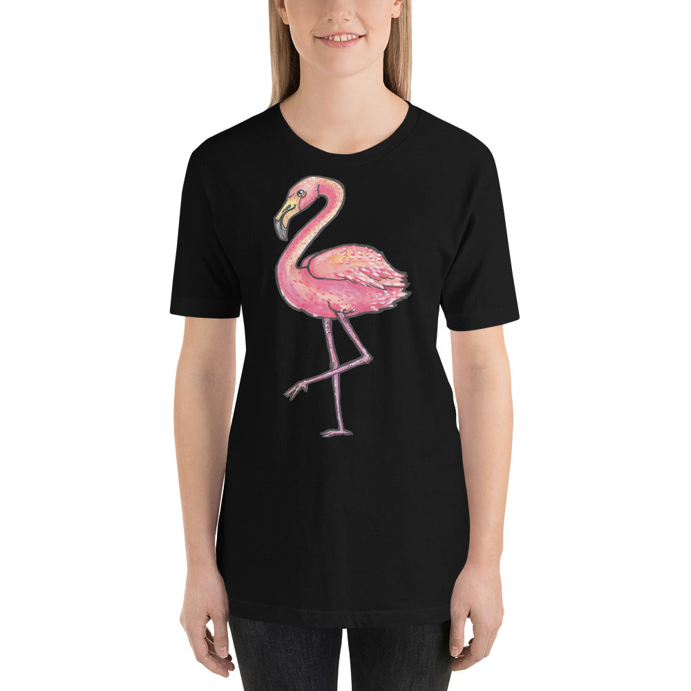 Printagon - Pink Ostrich - Unisex T-shirt -