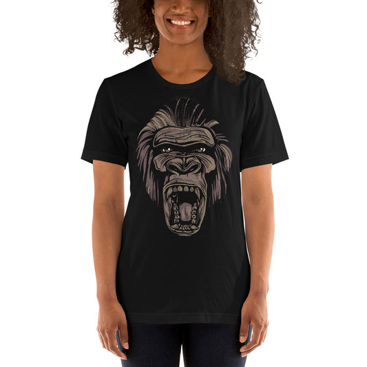 Printagon - Chimp Screaming - Unisex T-shirt -