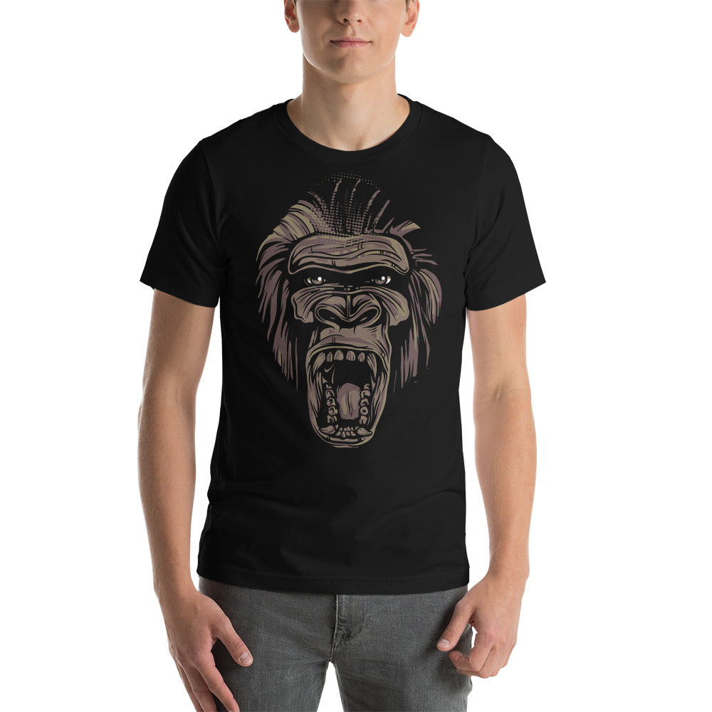 Printagon - Chimp Screaming - Unisex T-shirt -