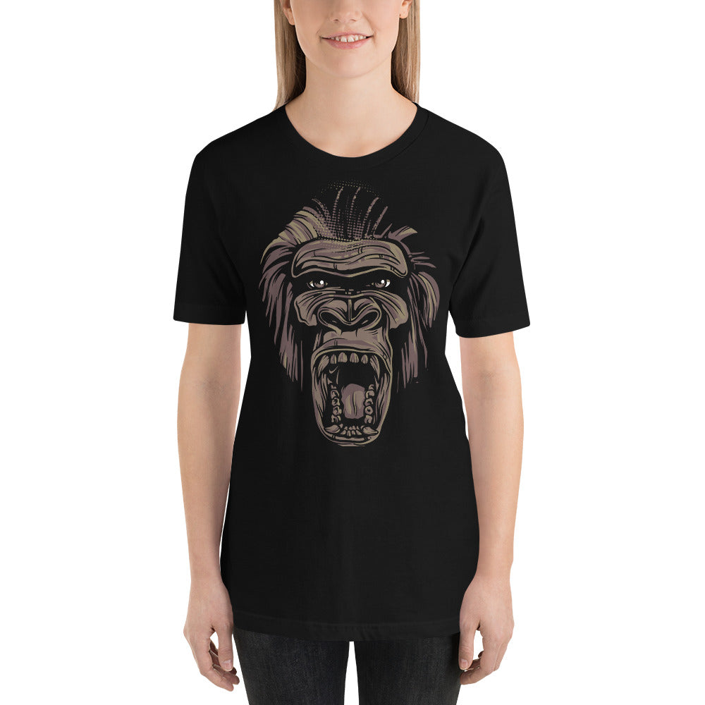 Printagon - Chimp Screaming - Unisex T-shirt -