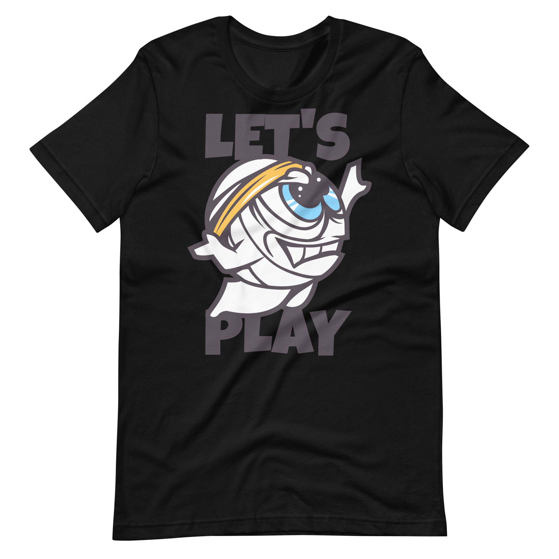 Printagon - Let's Play - Unisex T-shirt - Black / XS