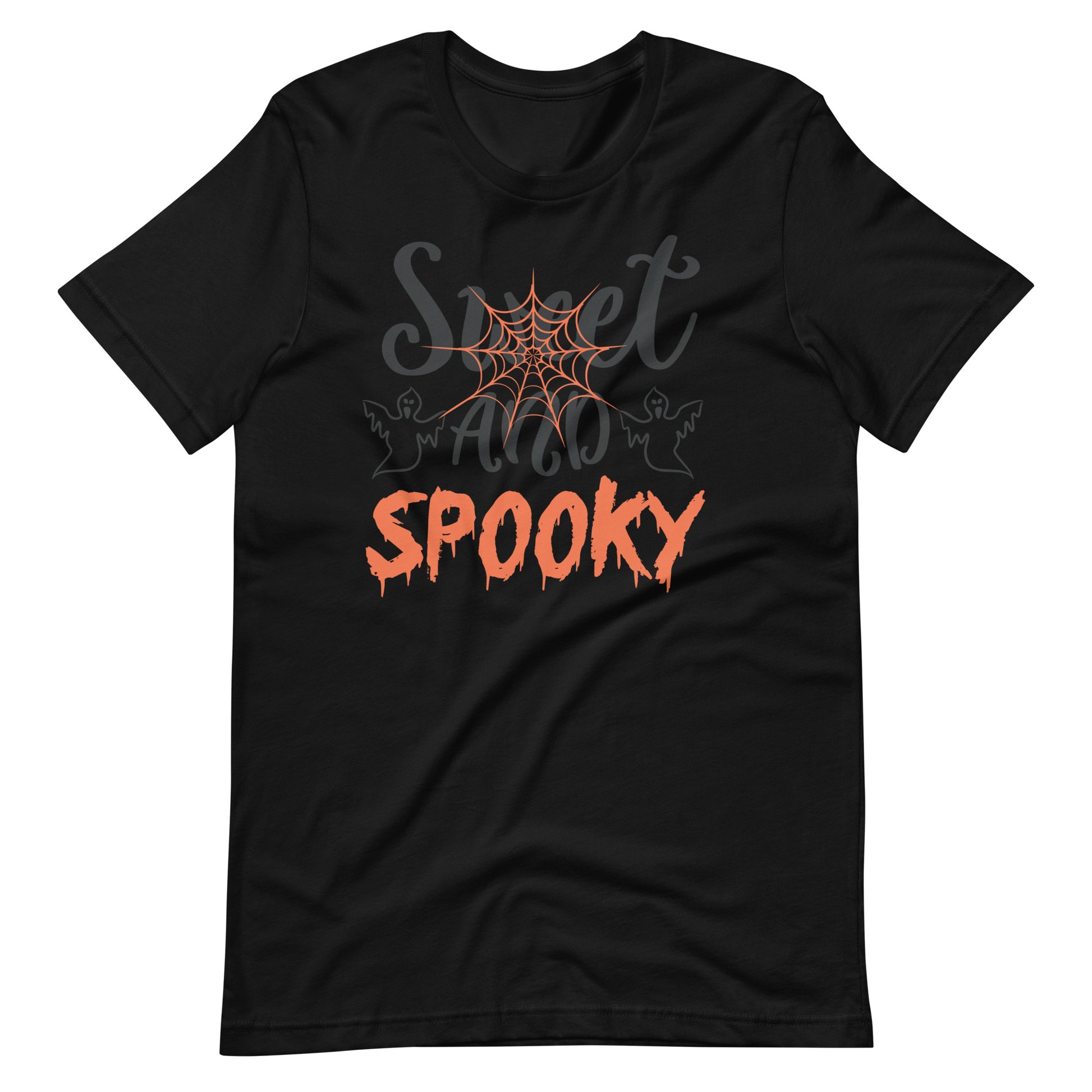 Printagon - Sweet and Spooky - Unisex T-shirt - Black / XS