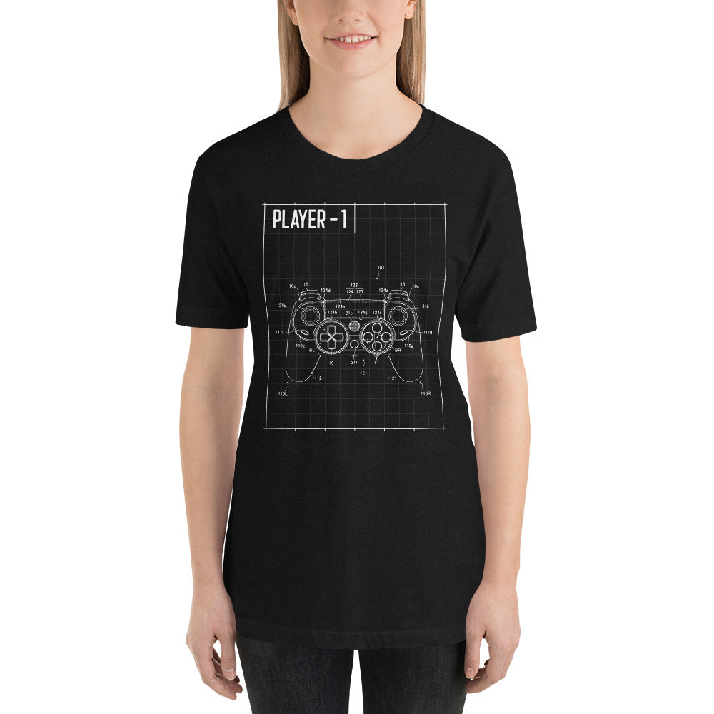 Player 1 Console 003 - Unisex T-shirt - Printagon