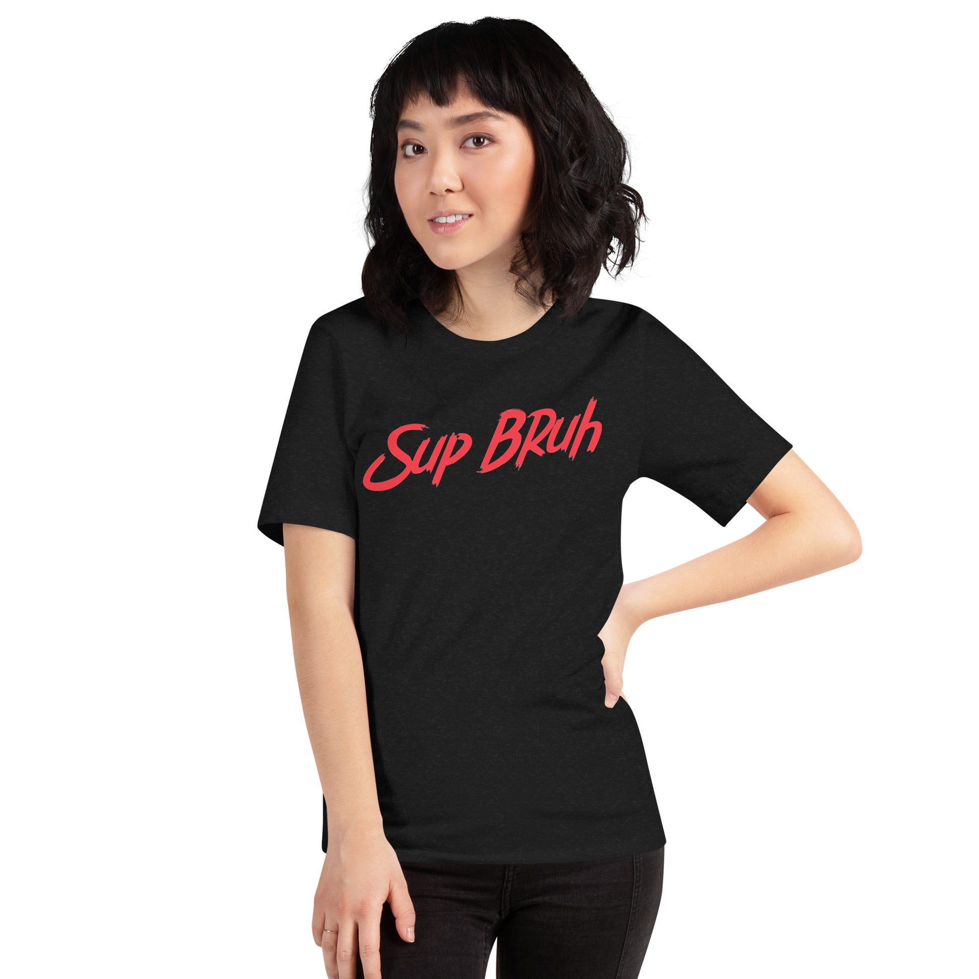 Sup Bruh - Red Unisex t-shirt - Printagon