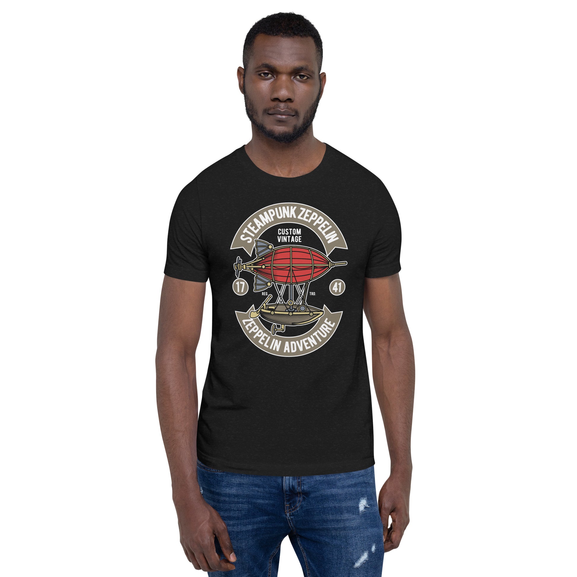 Steam Punk Zeppelin - T-shirt - Printagon