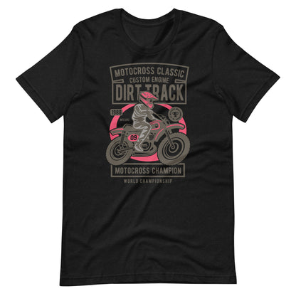 Printagon - Motocross Classic - T-shirt - Black Heather / XS