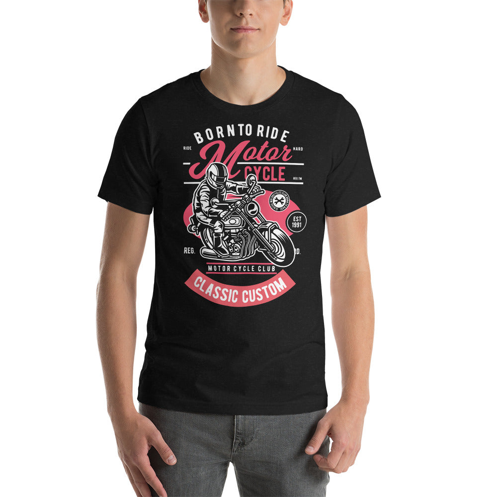 Printagon - Born To Ride Motor Cycle - T-shirt -