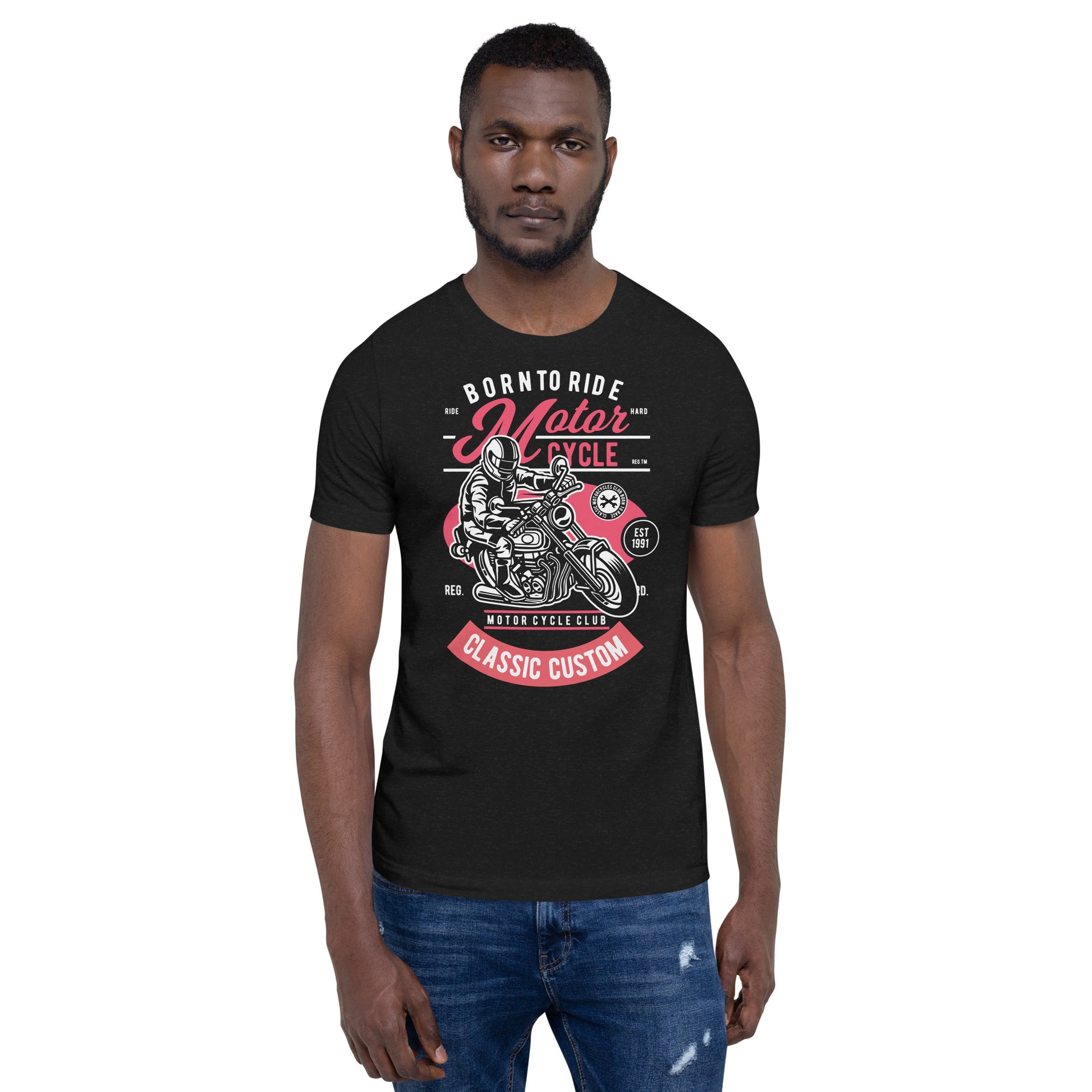 Printagon - Born To Ride Motor Cycle - T-shirt -