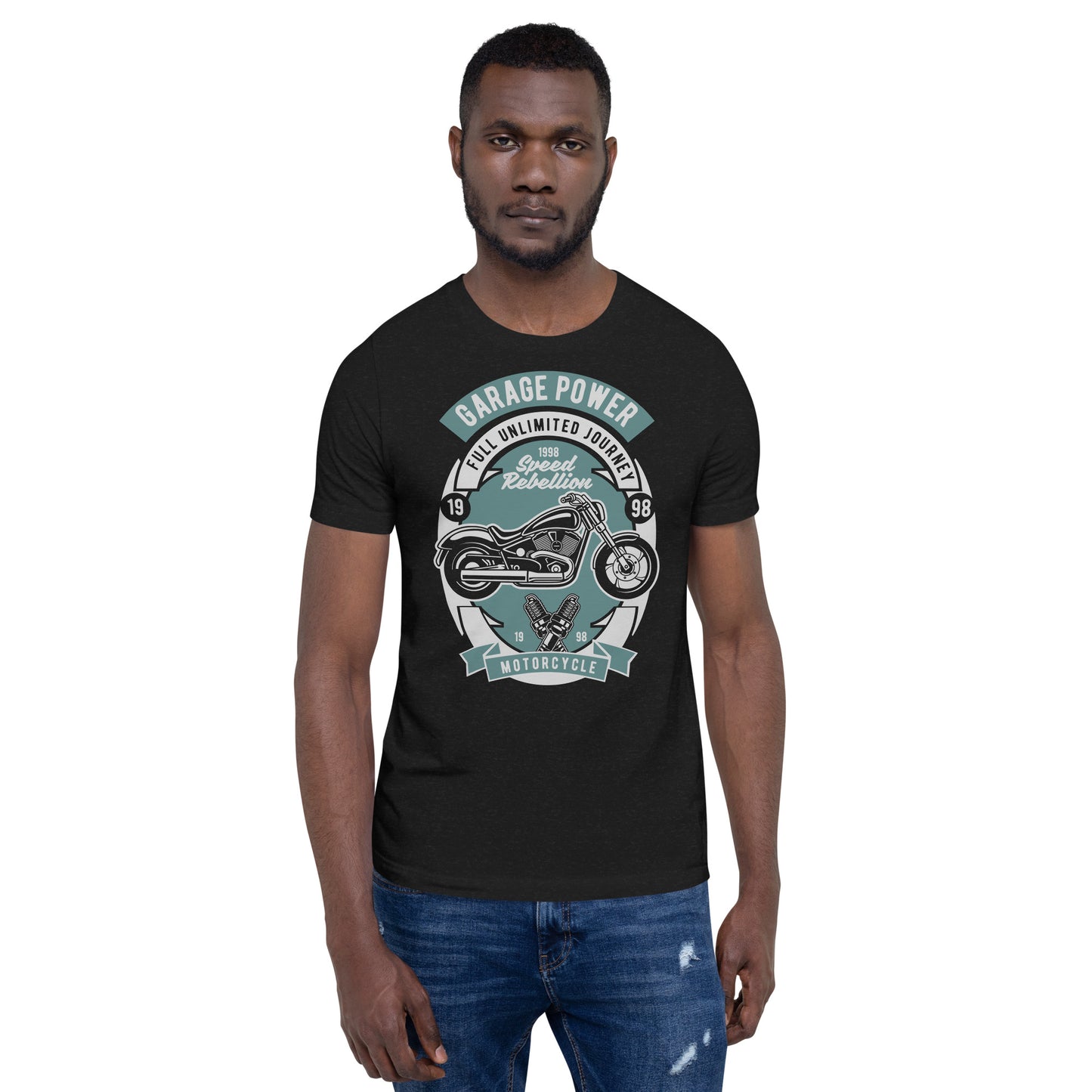 Printagon - Garage Power Motorcycle - T-shirt -