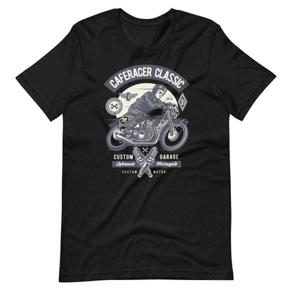 Printagon - Caferacer Classic - T-shirt - Black Heather / XS