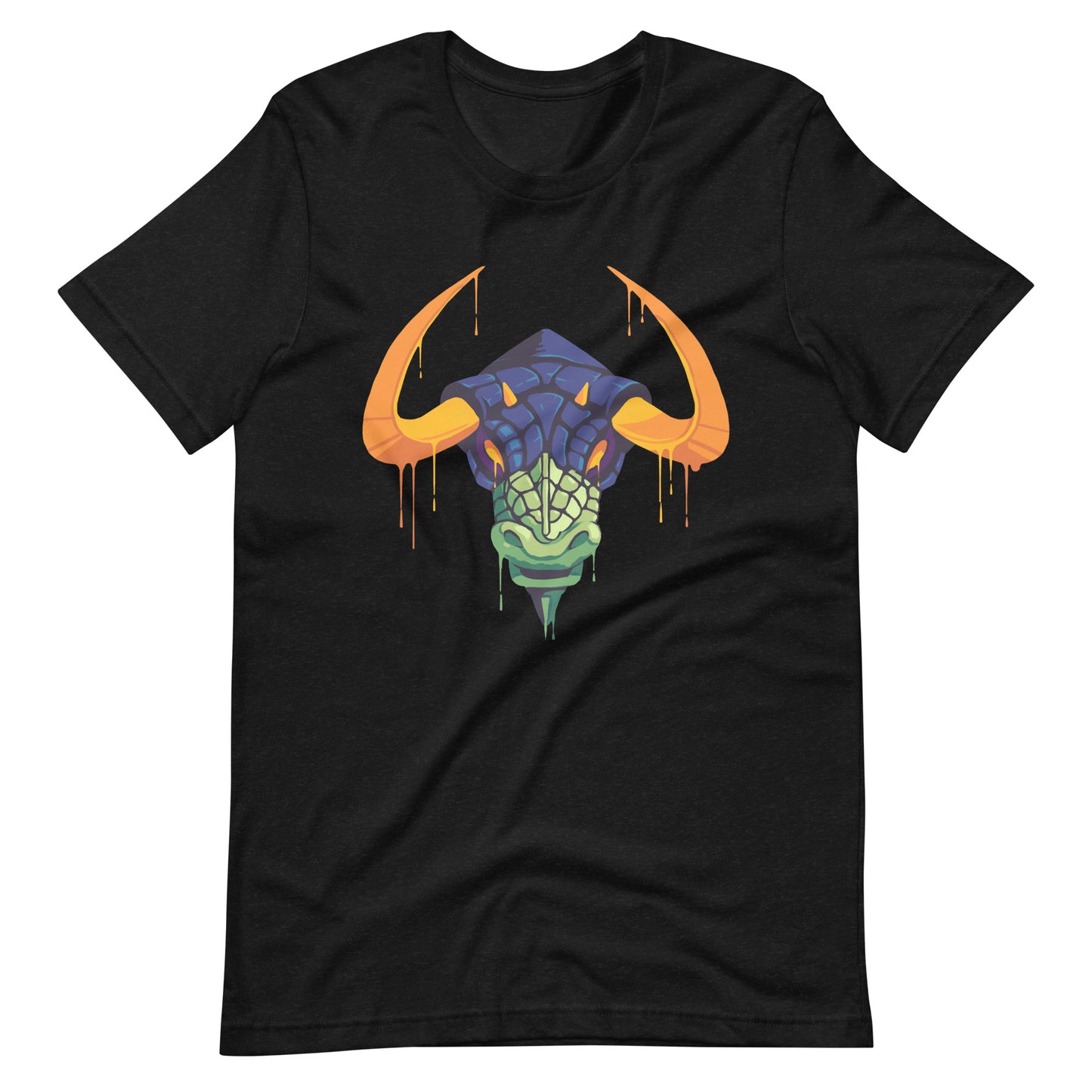 Printagon - Gorgon - T-shirt - Black Heather / XS