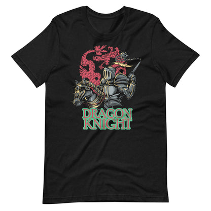 Printagon - Dragon Knight - T-shirt - Black Heather / XS