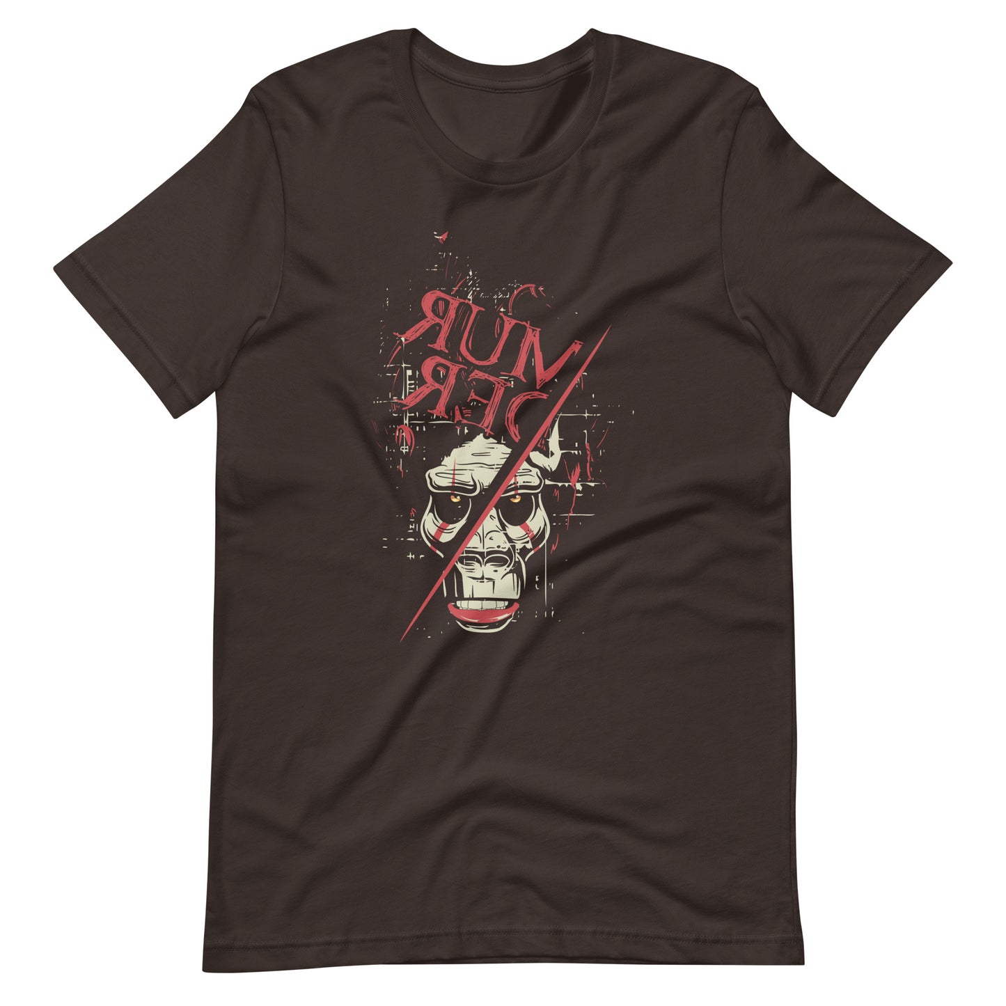 Printagon - Murder - Unisex T-shirt - Brown / S