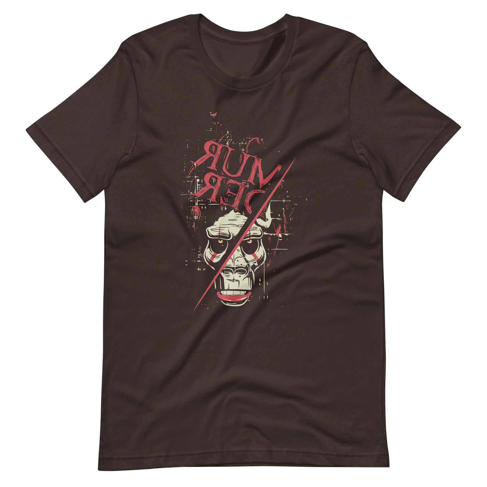 Printagon - Murder - Unisex T-shirt - Brown / S