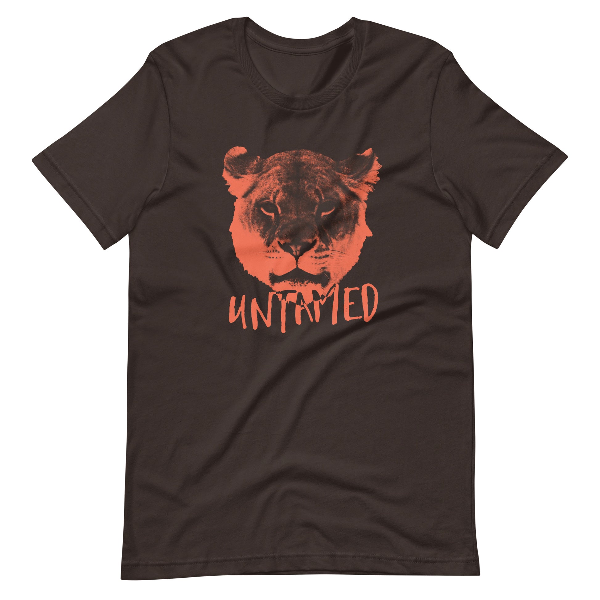 Printagon - Untamed - Unisex T-shirt - Brown / S