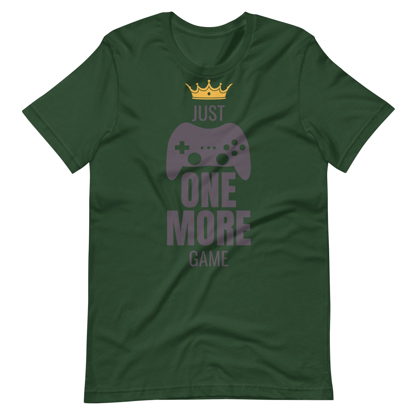 Printagon - Just One More Game - Unisex T-shirt - Forest / S