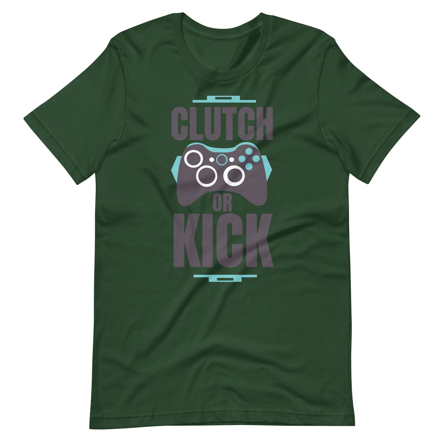 Printagon - Clutch Or Kick - Unisex T-shirt - Forest / S