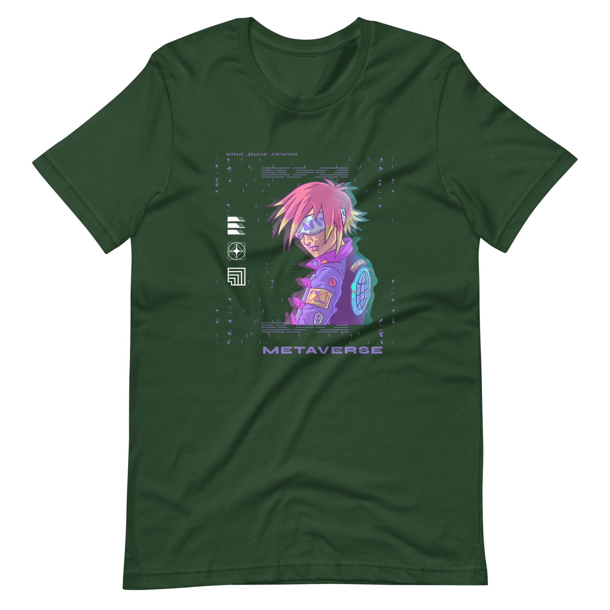 Metaverse 002 - Unisex T-shirt - Forest / S Printagon