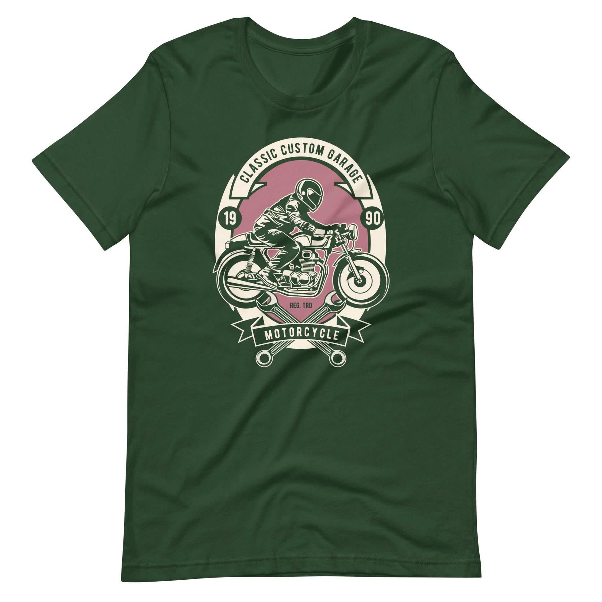 Printagon - Classic Custom Garage - T-shirt - Forest / S